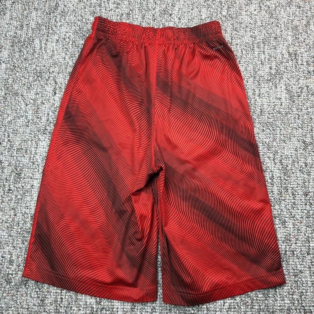 Nike Shorts Boys XL Elite All Over Gym Basketball Dri Fit Red Black